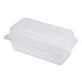World Centric® PLA Hinged Clamshells, 23 Oz, 3-1/2"H x 4-15/16"W x 9"D, Clear, Carton Of 200 Clamshells 1 thumbnail image
