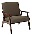 Ave Six Davis Chair, Klein Otter/Medium Espresso