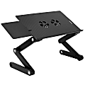 Mount-It MI-7211 Laptop Riser Tray, 5"H x 18"W x 10"D, Black 1 thumbnail image