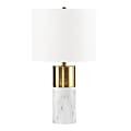 SEI Milvy Table Lamp, 25-1/2"H, White/Gold 1 thumbnail image