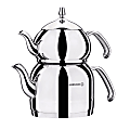 Korkmaz Efendi Stainless Steel Tea Pot And Kettle Set, Silver 1 thumbnail image