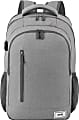 Solo New York ReDefine UBN708-10 Laptop Backpack With 15.6" Laptop Pocket, 51% Recycled, Gray