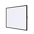Ghent Hospital Patient Magnetic Dry-Erase Whiteboard, Steel, 36" x 24", White, Satin Aluminum Frame 1 thumbnail image