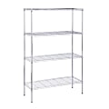 Honey Can Do 4-Tier Adjustable Shelving Unit, 72”H x 18”W x 48”D, Chrome 1 thumbnail image