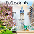 2024 Brown Trout Monthly Square Wall Calendar, 12" x 12", Philadelphia, January To December