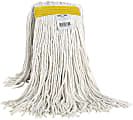 Globe Commercial Products Cotton Wet Mop Refill, 24 Oz, White 1 thumbnail image