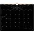AT-A-GLANCE® Black Paper Monthly Wall Calendar, 15" x 12", January to December 2018 (PM8BP28-18) 1 thumbnail image