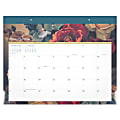 Cambridge® Midnight Garden 2026 Monthly Desk Pad Calendar, Standard, 21 3/4" x 17" 1 thumbnail image
