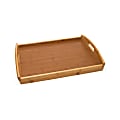 Lipper Bamboo Tray With Veneer Bottom, 3”H x 18-3/4”W x 13-3/4”D, Brown 1 thumbnail image