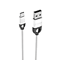 iHome Dual-Strain Nylon Micro USB Cable, 6', White, IH-CT2053W 1 thumbnail image