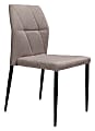 Zuo® Modern Revolution Dining Chairs, Beige, Set Of 2