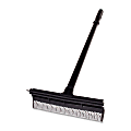 Unger Auto Squeegee Scrubber - 8" Blade - 18" Plastic Handle - Heavy Duty - Black 1 thumbnail image