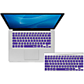 KB Covers Purple Checkerboard Keyboard Cover