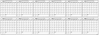 SwiftGlimpse Yearly Wall Planner, 36″ x 100″, Black/White, Undated