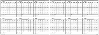 SwiftGlimpse Yearly Wall Planner, 36″ x 100″, Black/White, Undated 1 thumbnail image