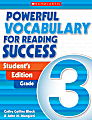 Scholastic Powerful Vocabulary For Reading Success, Student Edition — Grade 3