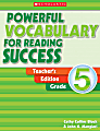 Scholastic Powerful Vocabulary For Reading Success, Teacher Edition — Grade 5 1 thumbnail image