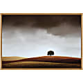 Amanti Art Distant Tree and Horizon by Alberto Merchan Framed Canvas Wall Art Print, 16”H x 23”W, Maple 1 thumbnail image