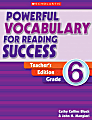 Scholastic Powerful Vocabulary For Reading Success, Teacher Edition — Grade 6 1 thumbnail image