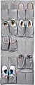 DormCo TUSK Storage Hanging Over-The-Door Shoe Pockets, 53-1/2”H x 22”W x 3”D, Gray 1 thumbnail image