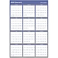 AT-A-GLANCE® Vertical/Horizontal Reversible Erasable Yearly Wall Calendar, 48" x 32", Blue, January to December 2022, A1152 1 thumbnail image