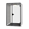 FlexiSpot P2FW-Kit 2-Person Soundproof Booth, White, 91"H x 59"W 1 thumbnail image