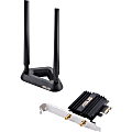Asus PCE-AX58BT IEEE 802.11ax Bluetooth 5.0 Wi-Fi/Bluetooth Combo Adapter for Desktop Computer - PCI Express x1 - 2.93 Gbit/s - 2.40 GHz ISM - 5 GHz UNII - Plug-in Card