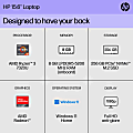 HP 15.6" Laptop, AMD Ryzen 3, AI Enabled, 8GB RAM, 256GB SSD, Wi-Fi 6, Windows® 11 Home (15-fc0013od)