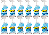 OdoBan Odor Eliminator Disinfectant Spray, Fresh Linen Scent, 32 Oz, Case Of 12 Bottles 1 thumbnail image