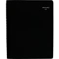 2025 AT-A-GLANCE® DayMinder® 4-Person Daily Appointment Book, 8" x 11", Black, January 2025 To December 2025, G56000