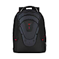 Wenger® IBEX Backpack With 17" Laptop Pocket, Black/Blue