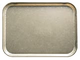 Cambro Camtray Rectangular Serving Trays, 15" x 20-1/4", Desert Tan, Pack Of 12 Trays