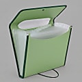 Office Depot® Brand 7-Pocket Expanding File With Clear View, Letter Size, Gelato Mint 1 thumbnail image
