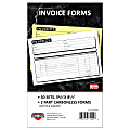 COSCO Service Invoice Form Book With Slip, 2-Part Carbonless, 5-3/8" x 8-1/2", Business, Book Of 50 Sets
