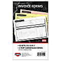 COSCO Service Invoice Form Book With Slip, 3-Part Carbonless, 5-3/8" x 8-1/2", Business, Book Of 50 Sets