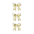 U Brands® Ribbon Locker Magnets, 1-1/16”H x 2”W x 7/16”D, Gold, Set Of 3 Magnets 1 thumbnail image