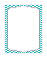 Barker Creek Computer Paper, 8 1/2" x 11", Turquoise Chevron, Pack Of 50 Sheets 1 thumbnail image