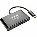 Eaton Tripp Lite series USB 3.1 Gen 1 USB C Portable Hub with 2 USB Type C Ports and 2 USB-A Ports, Thunderbolt 3 Compatible, US - U4600042A2CB 1 thumbnail image