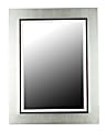 Kenroy Home Wall Mirror, Dolores, 38"H x 30"W x 2"D, Silver