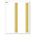 Avery® Adhesive Name Badges, S00-EY4-PRFNB10, Rectangle, 2-1/3" x 3-3/8", Matte White, Preprinted Double Dipped Gold Edge Design, Pack Of 80 1 thumbnail image