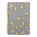 Russell & Hazel Spiral Vegan Weekly/Monthly Planner, 5-5/8" x 8-1/4", Geo, January To December 2023, 93996