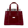 FranklinCovey® Vinyl Triple Gusset Tote, 13.5"H x 17.5"W x 5.5"D, Red 1 thumbnail image