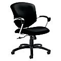 Global® Supra™ Mid-Back Tilter Chair, 39"H x 26"W x 26"D, Black/Tungsten