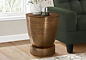 Monarch Specialties Liberty Accent Table, 22"H x 20"W x 20"D, Copper