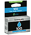 Lexmark™ 100 Cyan Ink Cartridge, 14N1013