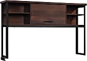 Sauder® Briarbrook Commercial Hutch, 36-4/5”H x 60”W x 12-1/8”D, Barrel Oak/Black
