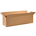 Partners Brand Long Corrugated Boxes, 44" x 12" x 12", Kraft, Pack Of 15 Boxes