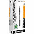 Zebra® Pen SARASA® Retractable Gel Pens, Pack Of 12, Medium Point, 0.7 mm, Silver Barrel, Black Ink 1 thumbnail image