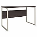 Bush® Business Furniture Hybrid 48"W x 24"D Computer Table Desk With Metal Legs, Storm Gray, Standard Delivery