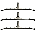 Alpine Industrial-Duty Curved Floor Squeegees, 24"W, Silver/Black, Pack Of 3 Squeegees 1 thumbnail image